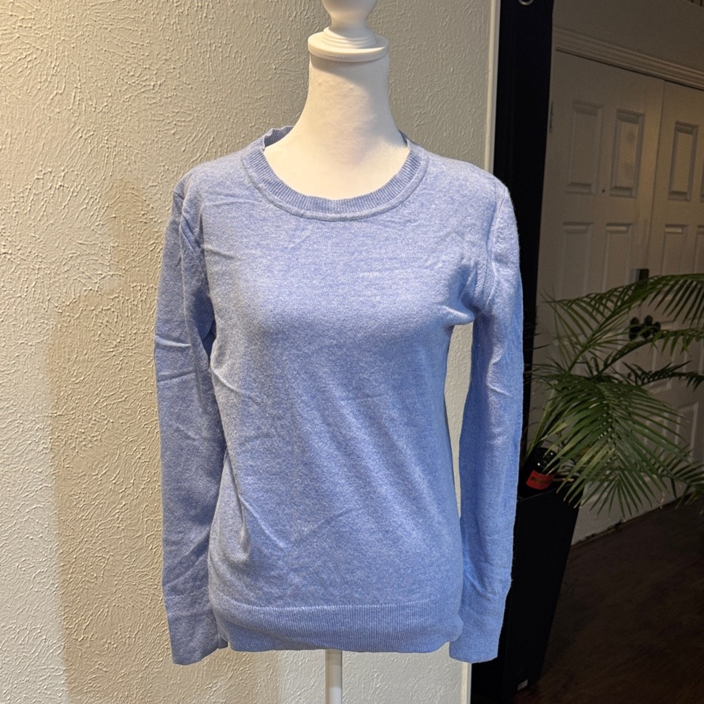 Banana Republic Merino Blend Top - Light Blue